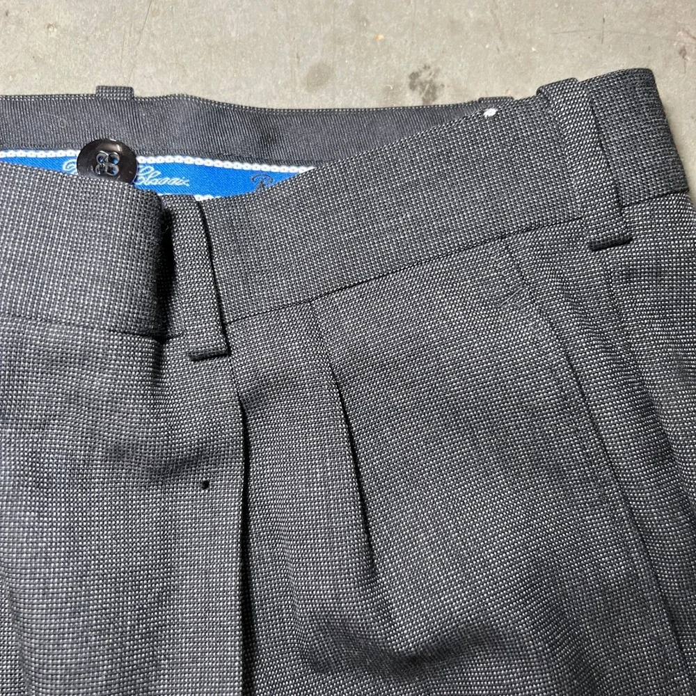VTG Royal Classic Dress Pants Men's 36 USA Pleated Trousers Dress Pants Charcoal